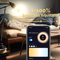 Nouveau module variateur intelligent Wi-Fi 2026 pour ampoule LED E27 avec éclairage RGB, contrôle par application, système Tuya Smart