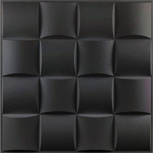 Panel de pared de PVC estéreo 3D al por mayor transfronterizo, pegatina de pared de fondo impermeable fácil de instalar para decoración de apartamentos - Product Image 3