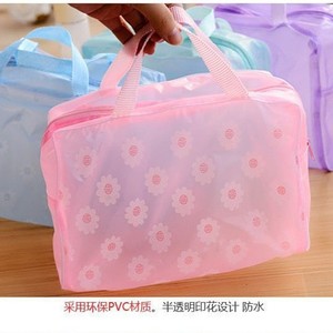 Creative Home Decor <b>Travel</b> <b>Bag</b> Transparent Waterproof Cosmetic <b>Toiletry</b> Storage <b>Bag</b> Small Size Multi Color Options - Product Image 3