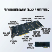 Carte adaptateur haute performance double SXM2 vers PCIe X16 NVLink pour V100, carte mère SXM2 à haute vitesse 300 Go/s