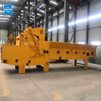 Machine en bois complète de défibreur chipper de tronc de branche de rondin pour l'usine de granule
