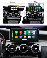 Écran Linux QLED 12,3 pouces 2400*900p pour Mercedes Benz Classe A W176 A180 GLA X156 CLA CarPlay sans fil T113 Plug and Play