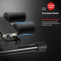 Máquina Portátil para Abdominales con Marco de Acero, Rodamientos Silenciosos, Dispositivo para Quemar Grasa y Tonificar la Cintura