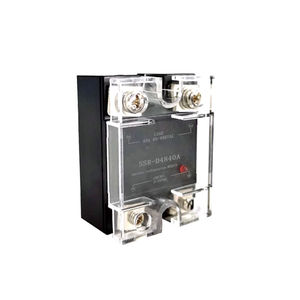 โซลิดสเตตรีเลย์เฟสเดียว 40A DC ควบคุม AC SSR-40DA 480VAC SSR-D4840A 1D4840 - Product Image 1