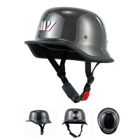Casques de moto ouverts style rétro en carbone avec fermeture rapide, homologués ECE, toutes saisons, sécurité garantie, neufs