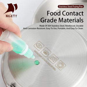 Sartenes Plegables <span class=keywords><strong>de</strong></span> <span class=keywords><strong>Acero</strong></span> <span class=keywords><strong>Inoxidable</strong></span> Ecológicas para Acampar y Hacer Senderismo al Aire Libre, en Oferta - Product Image 2