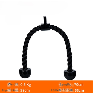 Accessoires de gymnastique Corde triceps anti-effilochage <span class=keywords><strong>à</strong></span> haute durabilité Corde antidérapante pour garage Gym - Product Image 4
