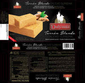 Barra de turrón suave de alta calidad, chocolate sólido más vendido con sabor tradicional de España, directo de fábrica - Product Image 3