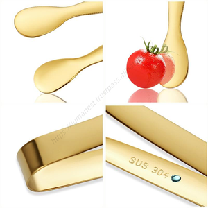 Pince à glaçons en acier inoxydable argenté SYH1209 pour bar, kit de pinces à glaçons pour barman, pince à glaçons pour service en cuisine - Product Image 5