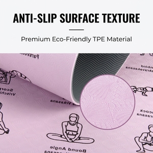 Tapete de Yoga Ecológico Antideslizante de PU, Tapete de Ejercicio Popular para Gimnasio, Tapetes de Goma con Logotipo Personalizado y Diseño - Product Image 6