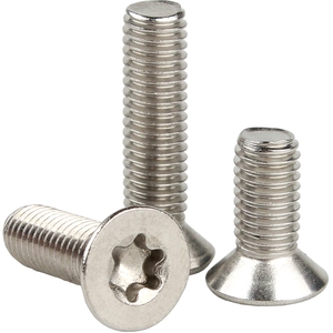 Cường độ cao 304 thép không gỉ Torx phẳng Đầu chìm vít chống trộm giả mạo bằng chứng bu lông M3-M6 vít chìm - Product Image 4