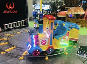 <span class=keywords><strong>Tren</strong></span> Eléctrico Miniatura para Niños, Atracción de Parque de Diversiones, Paseo sin Rieles para Niños en Exteriores - Product Image 2