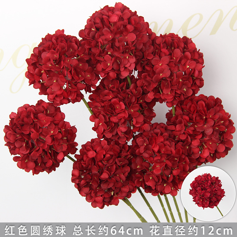 Red hydrangea