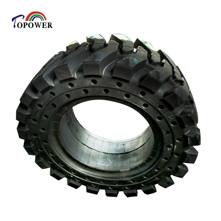 Impact-Resistant Solid Tyre 445/65-24 Rugged Worksite Wheel for Articulated Loader and Earthmoving Equipment