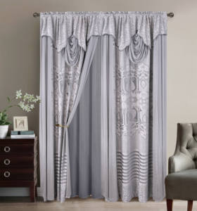 Tende oscuranti in velluto di lusso lunghezza del pavimento pesante <span class=keywords><strong>per</strong></span> la camera da letto principale pannelli rivestiti termici con occhielli lunghi 96 pollici - Product Image 4
