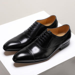 Chaussures Brogue Formelles en Cuir Véritable et Tissu Respirant, Légères, Style Rétro Anglais, Flexibles, Imperméables, Faites à la Main - Product Image 5