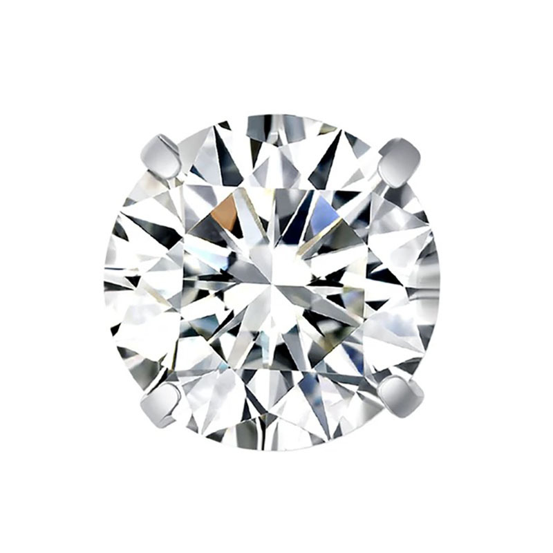 Fond rond en titane naturel (zirconium blanc)