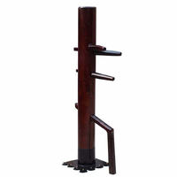 Équipement d'arts martiaux : Mannequin en bois autoportant pour l'entraînement au Kung Fu chinois Wing Chun, modèle IP Man