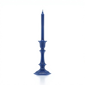 Luxury Lacquer Handmade <b>Candlestick</b> Holder OEM Decorative <b>Wooden</b> Candle Holders Customized Printing for Home Restaurant Hotel - Product Image 1