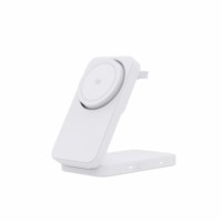 Chargeur sans fil magnétique pliable 3-en-1 QI2.2 MPP 25W pour iPhone 18 17 16 15 14 13 12 Pro Max Plus, montre et Airpods