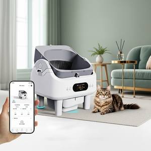 Toilette automatique pour chat, directement de l'usine, Kedi Tuvaleti, contrôle des odeurs, toilette intelligente pour chat - Product Image 1