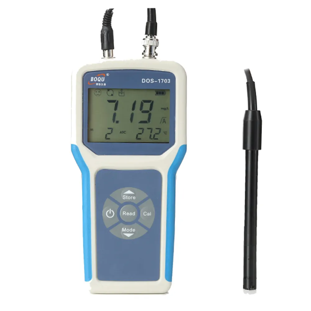 Boqu Dos-1703 Draagbare Opgeloste Zuurstof Meter Handheld Doen Meter Voor Veld Doen Meting Doen Controller