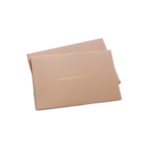 Wholesale Custom Brand Microfiber Suede Gold Silver <b>Jewelry</b> Cleaning <b>Polishing</b> <b>Cloth</b> Logo Custom Paper Envelope Packed China - Product Image 5