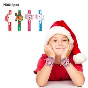 New Arrives Christmas Decor Deer Plush Bracelet Toy Gift Reusable Hand Slap Clap Wristband for Kids - Product Image 4