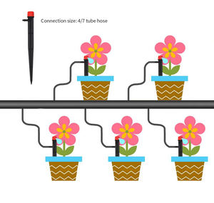 Bahçe sulama sistemi 8 delik ayarlanabilir tarım sulama için 360 derece damlatıcı damla verici mikro Jet <span class=keywords><strong>sprinkler</strong></span> - Product Image 5