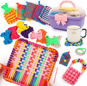 OEM/ODM DIY Arts and Crafts Loom <b>Knitting</b> Projects Set Crochet <b>Kit</b> Weaving Loom <b>Kit</b> for <b>Beginners</b> Potholder Tools - Product Image 1