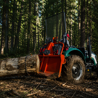 Équipement robuste de débardage de bois pour tracteur avec prise de force (PTO), câble métallique de 70 m, attache CAT, pour la récolte du bois en exploitation agricole et forestière, garantie 1 an