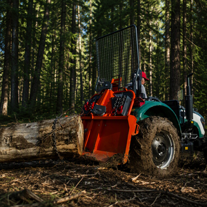 Attrezzatura per il trasporto di tronchi per trattori pesanti con PTO, fune metallica da 70 m, attacco CAT, per la raccolta di legname in aziende agricole e <span class=keywords><strong>forestali</strong></span>, 1 anno di garanzia - Product Image 1