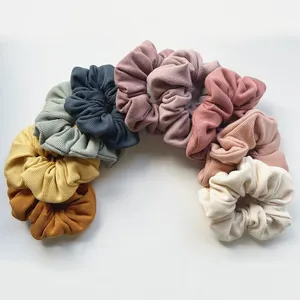 high quality scrunchies Simple temperament scrunchies hair tie all-match elastic hair scrunchies for girls