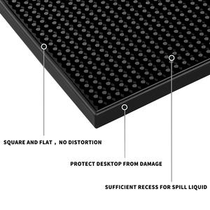 שחור רך pvc סיליקון רך שחור רך שירות מחצלות קפה בירה אנטי החלקה בר נגד מחצלת למט בר גומי מותאם אישית מחצלות בירה עם לוגו - Product Image 4
