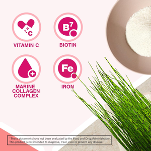 LIFEWORTH vitamine per la crescita dei capelli compresse complesse capsule con biotina collagene Saw Palmetto - Product Image 3