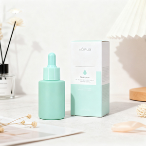 Logo del marchio personalizzato siero essenziale smerigliato spalla piatta 30ml 50ml 100ml crescita del viso barba <span class=keywords><strong>olio</strong></span> contagocce vuoto bottiglie di vetro - Product Image 5