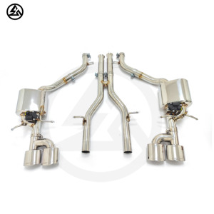 Hoogwaardige roestvrijstalen catback uitlaat voor <span class=keywords><strong>Mercedes</strong></span> Benz W204 C300 C350 2009-2014 demper afstandsbediening AMG uitlaatpijpen - Product Image 5