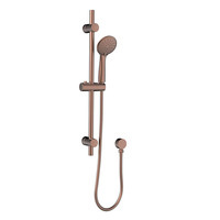 Ensemble de robinetterie de douche murale universelle moderne pour salle de bain, contrôle thermostatique, finition chromée, construction en plastique, jet unique doux