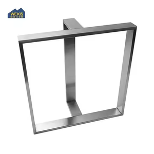 Wekis đúc sang trọng hợp kim nhôm vuông kim loại ống bảng với Chrome chân ngành công nghiệp cho đồ nội thất sang trọng - Product Image 2