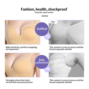 <span class=keywords><strong>Reggiseni</strong></span> Taglie Forti per Donna, Intimo <span class=keywords><strong>Senza</strong></span> <span class=keywords><strong>Ferretto</strong></span>, Reggiseno Push-up <span class=keywords><strong>Senza</strong></span> Cuciture, Top Bralette, Brassiere Wireless Sportivo - Product Image 4
