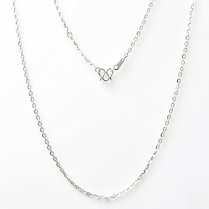 Collier ras du cou en platine Pt950 blanc, chaîne fine et élégante, pour femme, pour occasions formelles, bijoux en platine haut de gamme - Product Image 5