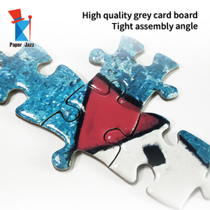 Boîte de <span class=keywords><strong>puzzle</strong></span> en carton avec finition UV à motif de gros poisson, emballage de boîte de couleur, <span class=keywords><strong>puzzle</strong></span> de 1000 pièces pour adultes - Product Image 3