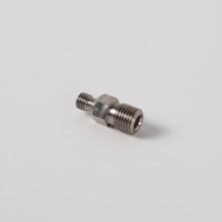 Raccord de buse d'air sur mesure 304/316, tourné CNC, réducteur hexagonal, double filetage mâle, pour tuyauterie pneumatique, pièce de quincaillerie