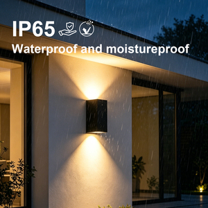 Lámpara de Pared <span class=keywords><strong>LED</strong></span> para Exteriores, Impermeable IP65, Iluminación Superior e Inferior, Aplique de Pared Moderno de Aluminio para Jardín, Hotel, Pasillo - Product Image 3