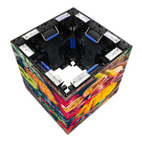 Pannello LED per Esterni a Montaggio Rapido a 45 Gradi, Schermo LED a Cubo per Palcoscenico con Impermeabilità IP65, Risoluzione 1080P, HDR10
