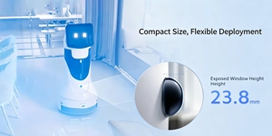Hesai JT128 <b>Mini</b> Mechanical 3D Lidar-250G Lightweight Design for <b>Robot</b> Obstacle Avoidance with AI and Flexible Installation - Product Image 1