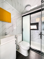 Maison pliable à toit en pente, maison modulaire préfabriquée, villa préfabriquée portable avec salle de bain, cuisine, appartement