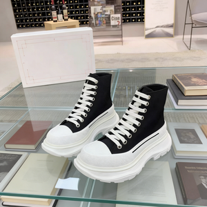 Nouvelles Bottes Cheville en Toile Mqqueem de Luxe Respirantes et Tendance 2026 – Chaussures Décontractées Unisexe de Créateur pour la Marche - Product Image 1