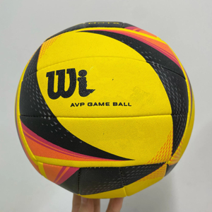 วอลเลย์บอลคุณภาพสูง ขนาดมาตรฐาน 5 ผลิตจากวัสดุ PU ทนทาน ลายการ์ตูน แบบสวม สำหรับการแข่งขันชายหาดและความบันเทิง - Product Image 4