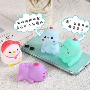 Mini jouet de bain éducatif pour enfants en vinyle et plastique, dinosaure et canard, avec fonction de pression pour faire sortir du lait (Dragon) - Product Image 2